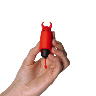 Вібропуля Adrien Lastic Pocket Vibe Devol з хвостиком і ріжками Вібропуля Adrien Lastic Pocket Vibe Devol з хвостиком і ріжками