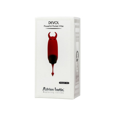 Вібропуля Adrien Lastic Pocket Vibe Devol з хвостиком і ріжками Вібропуля Adrien Lastic Pocket Vibe Devol з хвостиком і ріжками