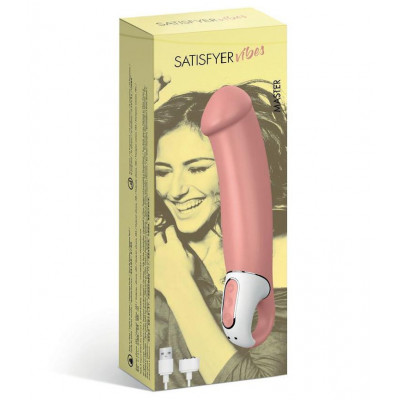 Мощный вибратор Satisfyer Vibes Master с гибким стволом, литой силикон Мощный вибратор Satisfyer Vibes Master с гибким стволом, литой силикон