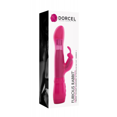 Вибратор Dorcel Furious Rabbit с вращением и возвратно-поступательными движениями головки, вибрация Вибратор Dorcel Furious Rabbit с вращением и возвратно-поступательными движениями головки, вибрация