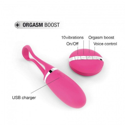 Виброяйце Dorcel Secret Delight Magenta з пультом ДК, з турборежимом і голосовим керування Виброяйце Dorcel Secret Delight Magenta з пультом ДК, з турборежимом і голосовим керування