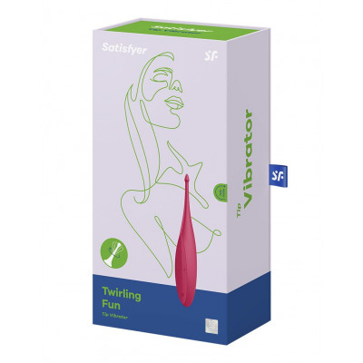 Вібратор для клітора Satisfyer Twirling Fun Poppy Red Вібратор для клітора Satisfyer Twirling Fun Poppy Red