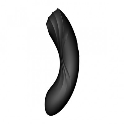 Вакуумный стимулятор с вибрацией Satisfyer Curvy Trinity 4 Black Вакуумный стимулятор с вибрацией Satisfyer Curvy Trinity 4 Black
