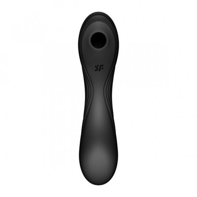 Вакуумный стимулятор с вибрацией Satisfyer Curvy Trinity 4 Black Вакуумный стимулятор с вибрацией Satisfyer Curvy Trinity 4 Black