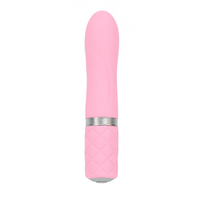 Розкішний вібратор PILLOW TALK - Flirty Pink з кристалом Сваровські, гнучка голівка Розкішний вібратор PILLOW TALK - Flirty Pink з кристалом Сваровські, гнучка голівка