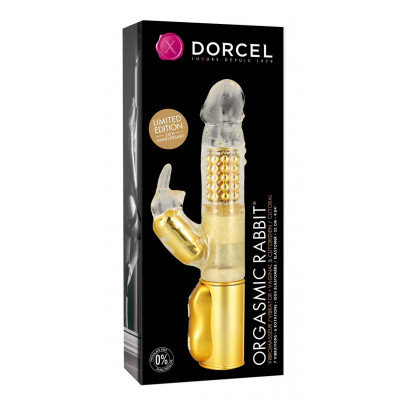Вібратор-кролик Dorcel Orgasmic Rabbit Gold з перловим масажем Вібратор-кролик Dorcel Orgasmic Rabbit Gold з перловим масажем