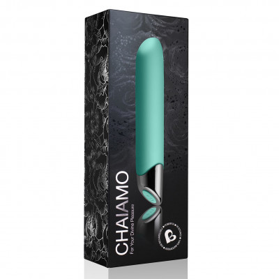 Мощный вибратор Rocks Off Chaiamo Teal, soft-touch силикон, до 3-х часов работы, водостойкий Мощный вибратор Rocks Off Chaiamo Teal, soft-touch силикон, до 3-х часов работы, водостойкий