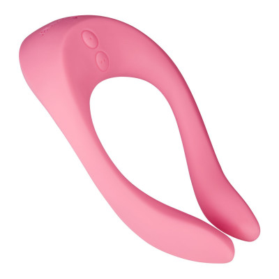 Вибратор для пар Satisfyer Endless Joy Pink, 3 независимых мотора, многофункциональный Вибратор для пар Satisfyer Endless Joy Pink, 3 независимых мотора, многофункциональный