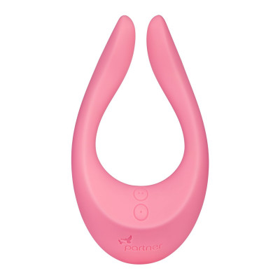 Вибратор для пар Satisfyer Endless Joy Pink, 3 независимых мотора, многофункциональный Вибратор для пар Satisfyer Endless Joy Pink, 3 независимых мотора, многофункциональный