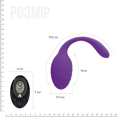Виброяйце зі стимулятором клітора Adrien Lastic Smart Dream II з пультом LRS, можна під одяг Виброяйце зі стимулятором клітора Adrien Lastic Smart Dream II з пультом LRS, можна під одяг