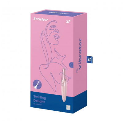 Вібратор для клітора Satisfyer Twirling Delight Rose Вібратор для клітора Satisfyer Twirling Delight Rose