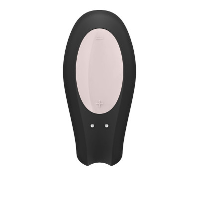 Смартвібратор для пар Satisfyer Double Joy Black із широким кліторальним стимулятором