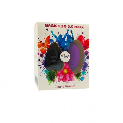Віброяйце Alive Magic Egg 3.0 Purple із пультом ДУ Віброяйце Alive Magic Egg 3.0 Purple із пультом ДУ
