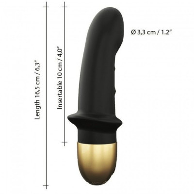 Вібратор Dorcel Mini Lover Black 2.0 перезаряджається, для точки G і масажу простати Вібратор Dorcel Mini Lover Black 2.0 перезаряджається, для точки G і масажу простати