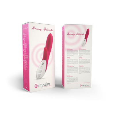 Вібратор-кролик Mystim Danny Divido Pink з глибокою вібрацією, 2 мотори Вібратор-кролик Mystim Danny Divido Pink з глибокою вібрацією, 2 мотори