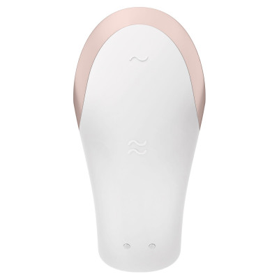 Смарт-вибратор для пар Satisfyer Double Love (White) Смарт-вибратор для пар Satisfyer Double Love (White)