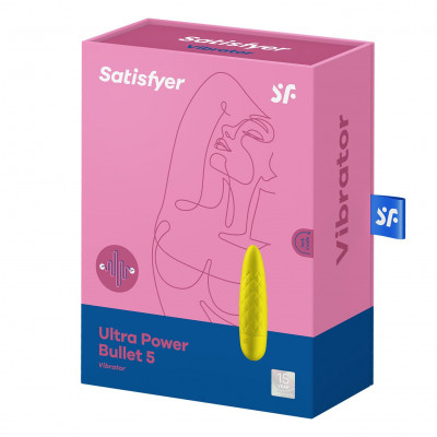 Мінівібратор Satisfyer Ultra Power Bullet 5 Yellow Мінівібратор Satisfyer Ultra Power Bullet 5 Yellow