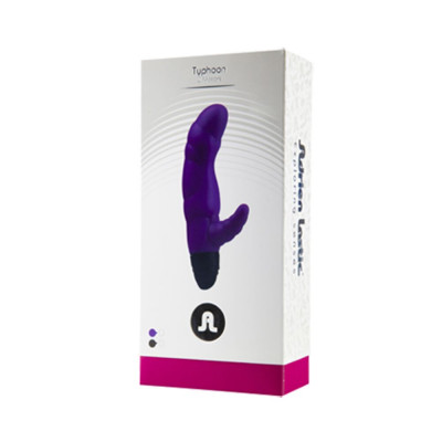 Вібратор рельєфний Adrien Lastic Typhoon Purple зі стимуляцією точки G, два мотора Вібратор рельєфний Adrien Lastic Typhoon Purple зі стимуляцією точки G, два мотора