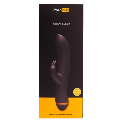 Вібратор-кролик Pornhub Turbo Rabbit, роздільне керування, намистинка для клітора, soft-touch силіко Вібратор-кролик Pornhub Turbo Rabbit, роздільне керування, намистинка для клітора, soft-touch силіко