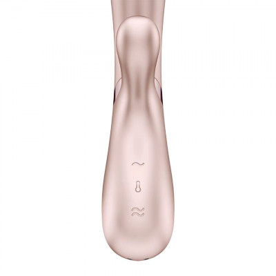 Смарт вібратор-кролик із підігрівом Satisfyer Hot Lover Nude