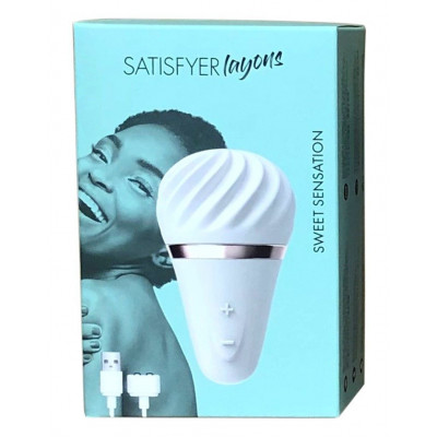 Мощный вибратор Satisfyer Lay-On - Little Wand, водонепроницаемый Мощный вибратор Satisfyer Lay-On - Little Wand, водонепроницаемый