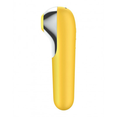 Смарт вибратор и вакуумный стимулятор 2-в-1 Satisfyer Dual Love Yellow Смарт вибратор и вакуумный стимулятор 2-в-1 Satisfyer Dual Love Yellow