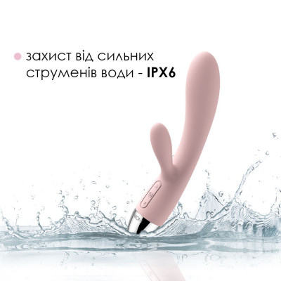 Вібратор-кролик із інтелектуальним режимом Svakom Alice Pale Pink Вібратор-кролик із інтелектуальним режимом Svakom Alice Pale Pink