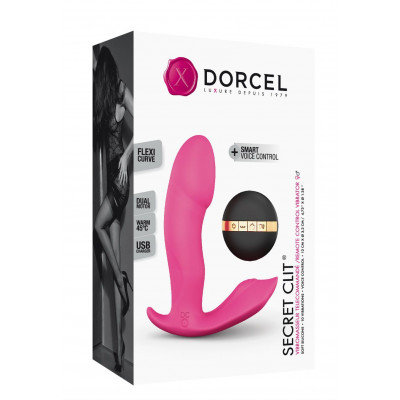 Вибратор Dorcel Secret Clit с подогревом и пультом ДУ, можно под одежду, голосовое управление Вибратор Dorcel Secret Clit с подогревом и пультом ДУ, можно под одежду, голосовое управление