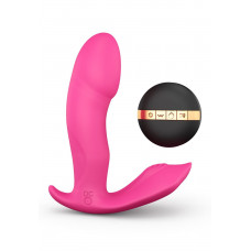 Вібратор Dorcel Secret Clit з підігрівом і пультом ДК, можна під одяг, голосове керування