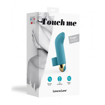 Вібратор на палець Love To Love TOUCH ME PETROLE перезаряджається, потужний мотор Вібратор на палець Love To Love TOUCH ME PETROLE перезаряджається, потужний мотор