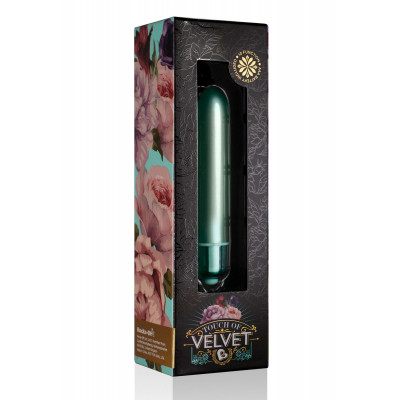 Віброкуля Rocks Off RO-90mm Touch of Velvet Aqua Lily матова Віброкуля Rocks Off RO-90mm Touch of Velvet Aqua Lily матова