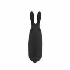 Вібропуля Adrien Lastic Pocket Vibe Rabbit Black зі стимулюючими вушками