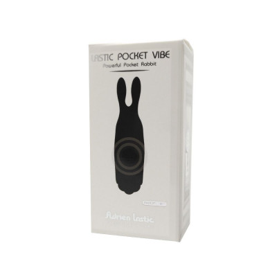 Вібропуля Adrien Lastic Pocket Vibe Rabbit Black зі стимулюючими вушками Вібропуля Adrien Lastic Pocket Vibe Rabbit Black зі стимулюючими вушками