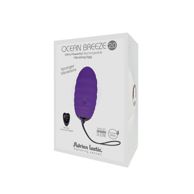Виброяйце Adrien Lastic Ocean Breeze Purple з пультом ДК Виброяйце Adrien Lastic Ocean Breeze Purple з пультом ДК