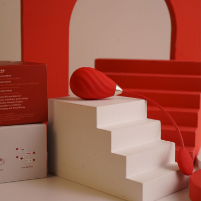 Смарт-віброяйце Magic Motion Sundae Red Смарт-віброяйце Magic Motion Sundae Red