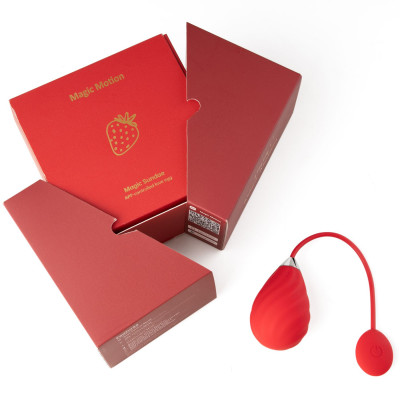 Смарт-віброяйце Magic Motion Sundae Red Смарт-віброяйце Magic Motion Sundae Red