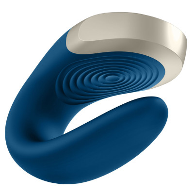 Смарт-вибратор для пар Satisfyer Double Love (Blue) Смарт-вибратор для пар Satisfyer Double Love (Blue)