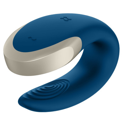 Смарт-вибратор для пар Satisfyer Double Love (Blue) Смарт-вибратор для пар Satisfyer Double Love (Blue)