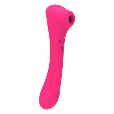 Вибратор и вакуумный клиторальный стимулятор 2-в-1 Alive Quiver Magenta Pink обновленная модель Вибратор и вакуумный клиторальный стимулятор 2-в-1 Alive Quiver Magenta Pink обновленная модель
