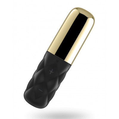 Мощный мини-вибратор Satisfyer Mini Lovely Honey Gold со съемным колпачком и мощной вибрацией Мощный мини-вибратор Satisfyer Mini Lovely Honey Gold со съемным колпачком и мощной вибрацией