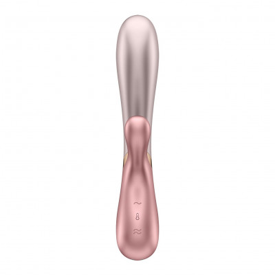 Смарт вібратор-кролик із підігрівом Satisfyer Hot Lover Pink