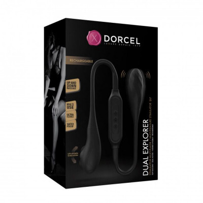 Вибратор на гибкой сцепке со стимуляцией пальчиком Dorcel DUAL EXPLORER Вибратор на гибкой сцепке со стимуляцией пальчиком Dorcel DUAL EXPLORER