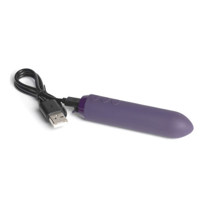 Мінівібратор Je Joue - Classic Bullet Vibrator Purple з глибокою вібрацією і фіксацією на палець Мінівібратор Je Joue - Classic Bullet Vibrator Purple з глибокою вібрацією і фіксацією на палець