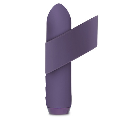 Мінівібратор Je Joue - Classic Bullet Vibrator Purple з глибокою вібрацією і фіксацією на палець Мінівібратор Je Joue - Classic Bullet Vibrator Purple з глибокою вібрацією і фіксацією на палець