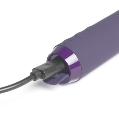 Мінівібратор Je Joue - Classic Bullet Vibrator Purple з глибокою вібрацією і фіксацією на палець Мінівібратор Je Joue - Classic Bullet Vibrator Purple з глибокою вібрацією і фіксацією на палець