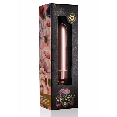 Віброкуля Rocks Off RO-90mm Touch of Velvet Rose Blush матова Віброкуля Rocks Off RO-90mm Touch of Velvet Rose Blush матова