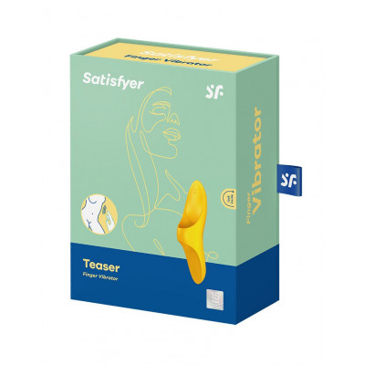 Вібратор на палець Satisfyer Teaser Dark Yellow Вібратор на палець Satisfyer Teaser Dark Yellow