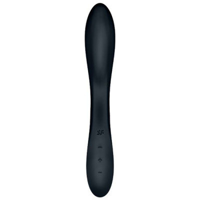 Вібратор із перлинною стимуляцією точки G Satisfyer Rrrolling Explosion Black Вібратор із перлинною стимуляцією точки G Satisfyer Rrrolling Explosion Black