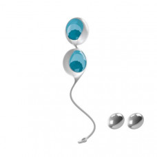 Вагинальные шарики OVO L1 Loveballs, LIGHT BLUE