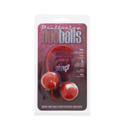 Шарики вагинальные MARBILIZED DUO BALLS - RED